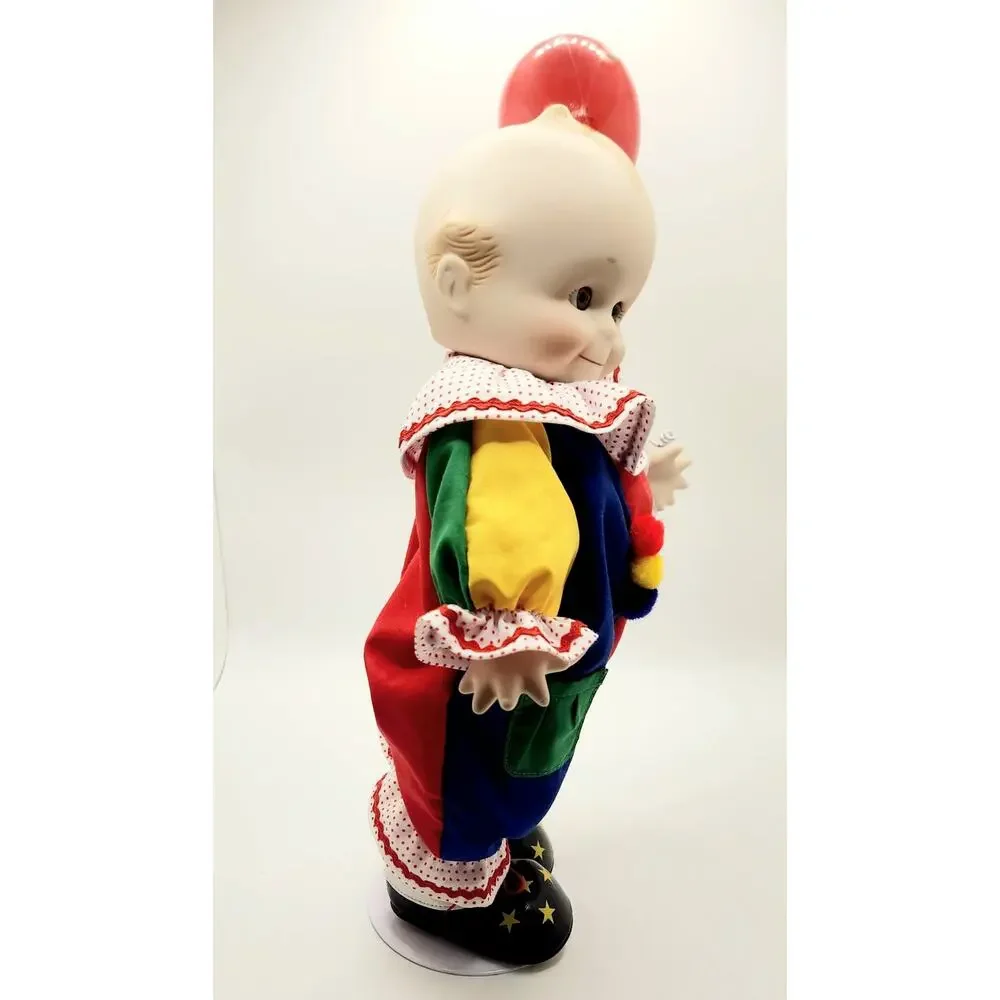 Danbury Mint Kewpie Bringing You Laughter Clown Doll 1997 Jesco 12” Box Balloon